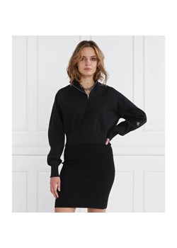 Calvin Klein Jeans Sweter HALF ZIP | Regular Fit ze sklepu Gomez Fashion Store w kategorii Swetry damskie - zdjęcie 184334887