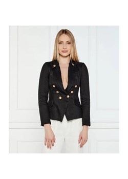Elisabetta Franchi Lniany żakiet | Slim Fit ze sklepu Gomez Fashion Store w kategorii Marynarki damskie - zdjęcie 184335077