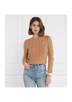 POLO RALPH LAUREN Wełniany sweter JULIANNA | Slim Fit | z dodatkiem kaszmiru ze sklepu Gomez Fashion Store w kategorii Swetry damskie - zdjęcie 184335339
