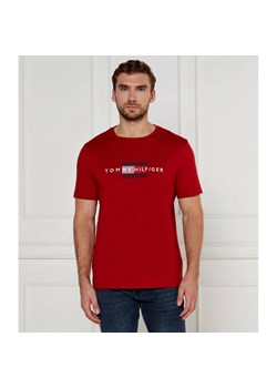 Tommy Hilfiger T-shirt FLAG EMBRO | Regular Fit ze sklepu Gomez Fashion Store w kategorii T-shirty męskie - zdjęcie 184335506