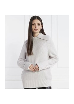 Patrizia Pepe Sweter | Regular Fit | z dodatkiem wełny ze sklepu Gomez Fashion Store w kategorii Swetry damskie - zdjęcie 184335775