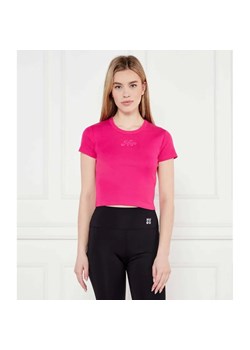HUGO T-shirt Delanor_2 | Cropped Fit ze sklepu Gomez Fashion Store w kategorii Bluzki damskie - zdjęcie 184335817