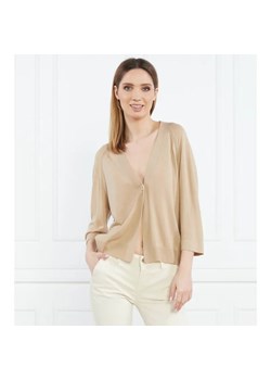 Marc Cain Kardigan | Regular Fit | z dodatkiem jedwabiu ze sklepu Gomez Fashion Store w kategorii Swetry damskie - zdjęcie 184335935