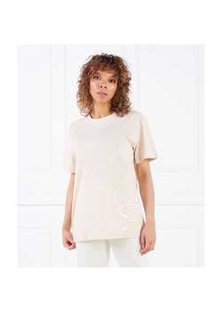 EA7 T-shirt | Regular Fit ze sklepu Gomez Fashion Store w kategorii Bluzki damskie - zdjęcie 184336465