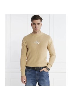 Calvin Klein Jeans Sweter | Slim Fit ze sklepu Gomez Fashion Store w kategorii Swetry męskie - zdjęcie 184336485
