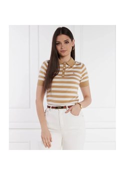 Tommy Hilfiger Polo BUTTON | Regular Fit ze sklepu Gomez Fashion Store w kategorii Bluzki damskie - zdjęcie 184336586