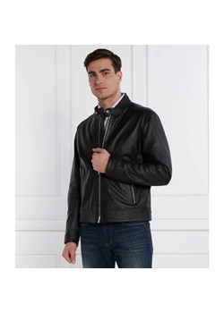 BOSS BLACK Skórzana kurtka Mansell1 | Regular Fit ze sklepu Gomez Fashion Store w kategorii Kurtki męskie - zdjęcie 184336599
