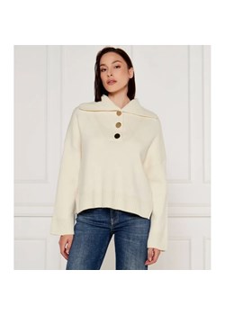 Ba&sh Wełniany sweter BIVA | Relaxed fit ze sklepu Gomez Fashion Store w kategorii Swetry damskie - zdjęcie 184336609