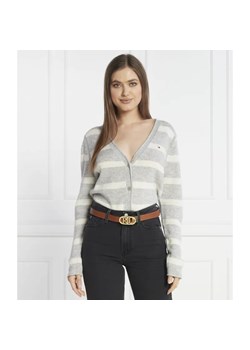 Tommy Hilfiger Wełniany kardigan | Regular Fit ze sklepu Gomez Fashion Store w kategorii Swetry damskie - zdjęcie 184336709