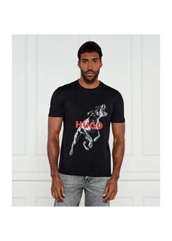 HUGO T-shirt Deyladec | Regular Fit ze sklepu Gomez Fashion Store w kategorii T-shirty męskie - zdjęcie 184336747