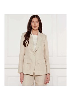 Marc Cain Lniana marynarka | Slim Fit ze sklepu Gomez Fashion Store w kategorii Marynarki damskie - zdjęcie 184336907