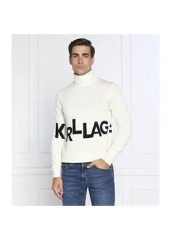 Karl Lagerfeld Wełniany golf | Regular Fit ze sklepu Gomez Fashion Store w kategorii Swetry męskie - zdjęcie 184337006