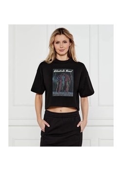 HUGO T-shirt | Cropped Fit ze sklepu Gomez Fashion Store w kategorii Bluzki damskie - zdjęcie 184337158
