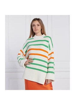 Samsøe Samsøe Sweter | Relaxed fit | z dodatkiem lnu ze sklepu Gomez Fashion Store w kategorii Swetry damskie - zdjęcie 184337309
