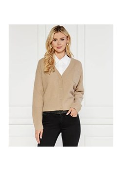 Tommy Hilfiger Wełniany kardigan | Regular Fit ze sklepu Gomez Fashion Store w kategorii Swetry damskie - zdjęcie 184337326