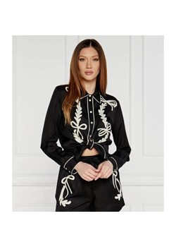 Pinko Satynowa koszula RICAMATO | Regular Fit ze sklepu Gomez Fashion Store w kategorii Koszule damskie - zdjęcie 184337435