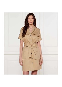 Marc Cain Sukienka z paskiem | z dodatkiem jedwabiu ze sklepu Gomez Fashion Store w kategorii Sukienki - zdjęcie 184337525