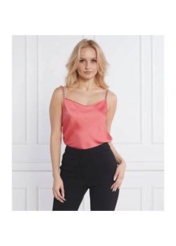 HUGO Satynowy top Cermila | Regular Fit ze sklepu Gomez Fashion Store w kategorii Bluzki damskie - zdjęcie 184337566