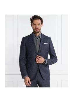 BOSS BLACK Wełniana marynarka H-Hutson-233 | Slim Fit | z dodatkiem lnu ze sklepu Gomez Fashion Store w kategorii Marynarki męskie - zdjęcie 184337685