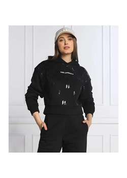 Karl Lagerfeld Bluza MONOGRAM | Regular Fit ze sklepu Gomez Fashion Store w kategorii Bluzy damskie - zdjęcie 184337737