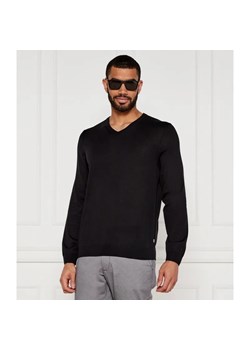 BOSS BLACK Wełniany sweter Melba-P | Slim Fit ze sklepu Gomez Fashion Store w kategorii Swetry męskie - zdjęcie 184337817