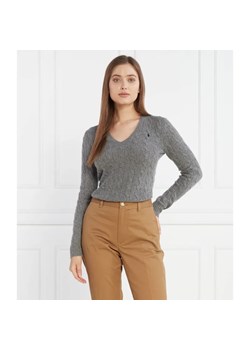 POLO RALPH LAUREN Wełniany sweter | Regular Fit | z dodatkiem kaszmiru ze sklepu Gomez Fashion Store w kategorii Swetry damskie - zdjęcie 184338079
