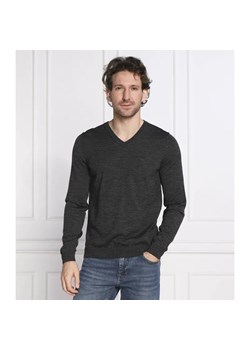 BOSS BLACK Wełniany sweter Melba-P | Slim Fit ze sklepu Gomez Fashion Store w kategorii Swetry męskie - zdjęcie 184338086