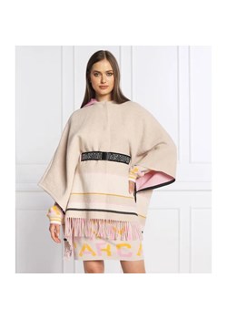 Marc Cain Wełniane ponczo | Loose fit ze sklepu Gomez Fashion Store w kategorii Poncza - zdjęcie 184338395