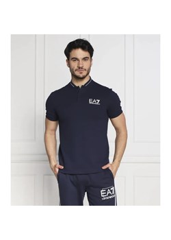 EA7 Polo | Regular Fit ze sklepu Gomez Fashion Store w kategorii T-shirty męskie - zdjęcie 184338555