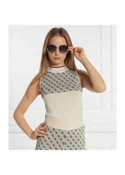 GUESS Top SL RN LISE 4G SWTR | Slim Fit ze sklepu Gomez Fashion Store w kategorii Bluzki damskie - zdjęcie 184338635