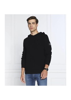 Calvin Klein Jeans Bluza MONOLOGO BADGE | Loose fit ze sklepu Gomez Fashion Store w kategorii Bluzy męskie - zdjęcie 184338785