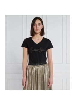 Liu Jo Sport T-shirt | Regular Fit ze sklepu Gomez Fashion Store w kategorii Bluzki damskie - zdjęcie 184338788