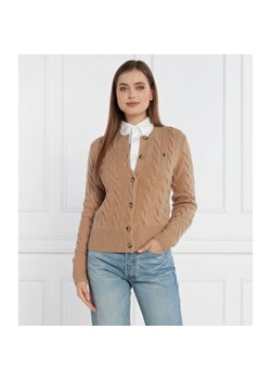 POLO RALPH LAUREN Wełniany kardigan | Regular Fit | z dodatkiem kaszmiru ze sklepu Gomez Fashion Store w kategorii Swetry damskie - zdjęcie 184338887