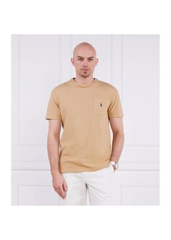 POLO RALPH LAUREN T-shirt | Regular Fit | z dodatkiem lnu ze sklepu Gomez Fashion Store w kategorii T-shirty męskie - zdjęcie 184338949