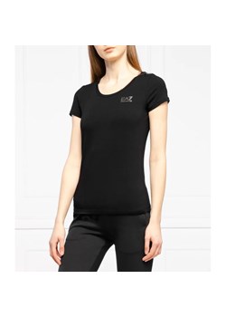 EA7 T-shirt | Regular Fit ze sklepu Gomez Fashion Store w kategorii Bluzki damskie - zdjęcie 184339136