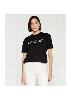 OFF-WHITE T-shirt BOOKISH | Relaxed fit ze sklepu Gomez Fashion Store w kategorii Bluzki damskie - zdjęcie 184339338