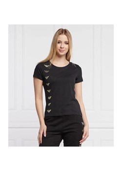 EA7 T-shirt | Regular Fit ze sklepu Gomez Fashion Store w kategorii Bluzki damskie - zdjęcie 184339377