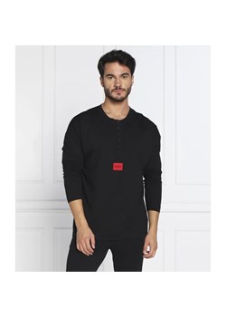 Hugo Bodywear Longsleeve Hero Henley | Regular Fit ze sklepu Gomez Fashion Store w kategorii T-shirty męskie - zdjęcie 184339649