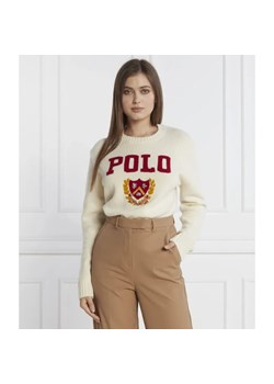 POLO RALPH LAUREN Wełniany sweter | Regular Fit ze sklepu Gomez Fashion Store w kategorii Swetry damskie - zdjęcie 184339727