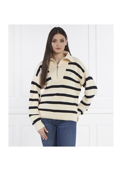 Tommy Hilfiger Sweter CO CARDI STITCH 1/2 ZIP SWT | Loose fit ze sklepu Gomez Fashion Store w kategorii Swetry damskie - zdjęcie 184339876