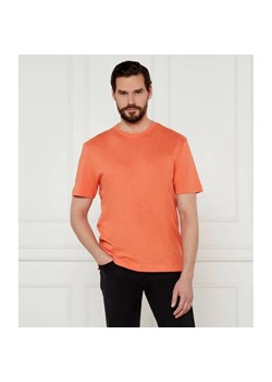 BOSS BLACK T-shirt H-Taut 28 | Regular Fit | z dodatkiem lnu ze sklepu Gomez Fashion Store w kategorii T-shirty męskie - zdjęcie 184340307