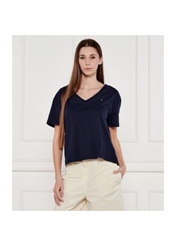 Tommy Hilfiger T-shirt | Regular Fit ze sklepu Gomez Fashion Store w kategorii Bluzki damskie - zdjęcie 184340367