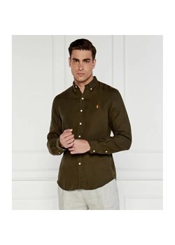 POLO RALPH LAUREN Lniana koszula | Slim Fit ze sklepu Gomez Fashion Store w kategorii Koszule męskie - zdjęcie 184340538