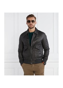 Aeronautica Militare Skórzana kurtka | Regular Fit ze sklepu Gomez Fashion Store w kategorii Kurtki męskie - zdjęcie 184340637
