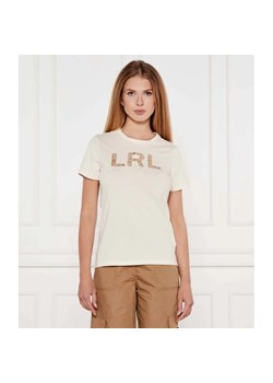 LAUREN RALPH LAUREN T-shirt | Slim Fit ze sklepu Gomez Fashion Store w kategorii Bluzki damskie - zdjęcie 184340718