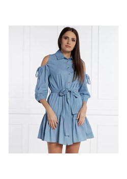 Liu Jo Jeansowa sukienka z paskiem ze sklepu Gomez Fashion Store w kategorii Sukienki - zdjęcie 184341257