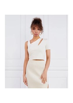 Patrizia Pepe Bluzka MAGLIA | Slim Fit ze sklepu Gomez Fashion Store w kategorii Bluzki damskie - zdjęcie 184341436