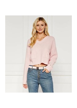 Tommy Hilfiger Wełniany sweter | Relaxed fit ze sklepu Gomez Fashion Store w kategorii Swetry damskie - zdjęcie 184341538