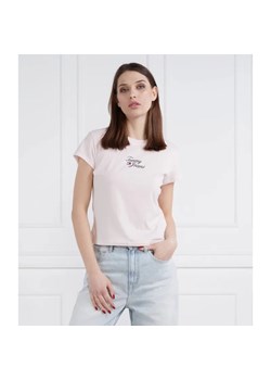 Tommy Jeans T-shirt TJW BBY ESSENTIAL LOGO | Regular Fit ze sklepu Gomez Fashion Store w kategorii Bluzki damskie - zdjęcie 184341545