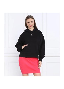 Calvin Klein Jeans Bluza MICRO MONOLOGO | Oversize fit ze sklepu Gomez Fashion Store w kategorii Bluzy damskie - zdjęcie 184341598